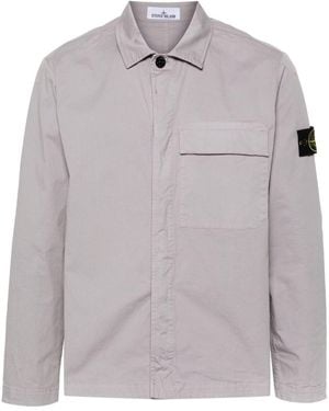 Stone Island シャツジャケット - グレー