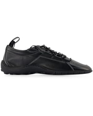 Samsøe & Samsøe Saastra Contrast-Stitch Sneakers - Black