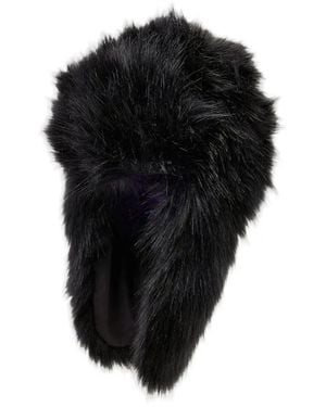 Unreal Fur Wright Shearling Hat - Black