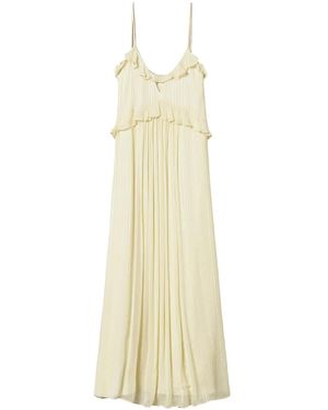 Twinset Georgette Maxi Dress - White