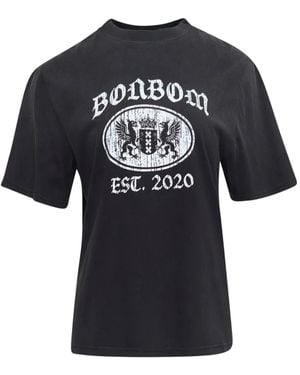BONBOM T-Shirt À Manches Courtes - Noir
