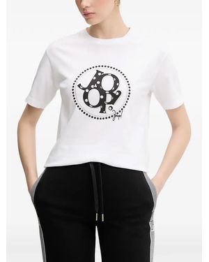 Joop! Polka Dot Logo T-Shirt - White