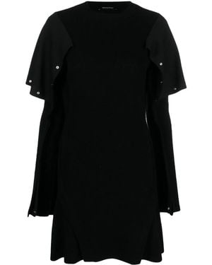 Kiko Kostadinov Horsebow Layered Minidress - Black