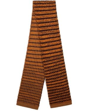 Etro Sciarpa A Righe - Marrone