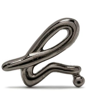 agnès b. Logo Earring - Metallic
