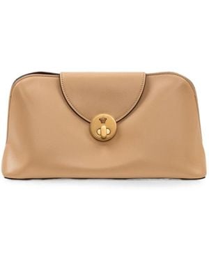 Versace Medusa-Plaque Shoulder Bag - Natural