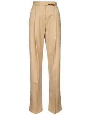Elisabetta Franchi Trousers - Natural