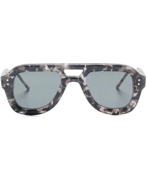 Thom Browne Pilot-Frame Sunglasses - Grey