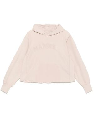 Maison Margiela Sudadera con capucha y logo - Neutro