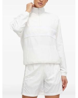 adidas Half-Zip Hooded Jacket - White