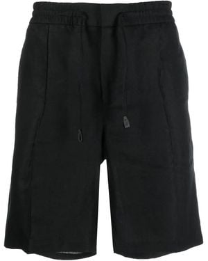 Brioni Drawstring Elasticated Shorts - Black