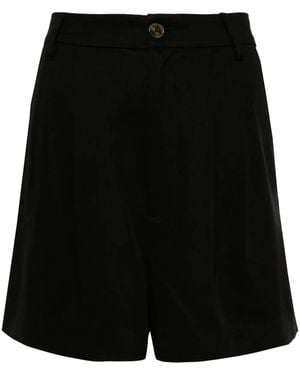 Reformation High-Rise Lyocell Shorts - Black