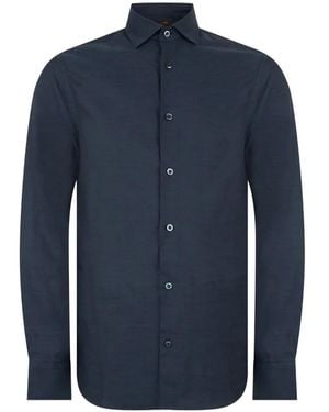 Moorer Long-Sleeve Shirt - Blue
