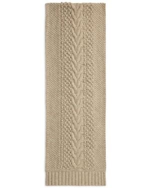 RRL Cable-Knit Scarf - Natural