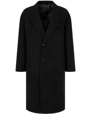 Studio Tomboy X Wool Single-Breasted Coat - Black
