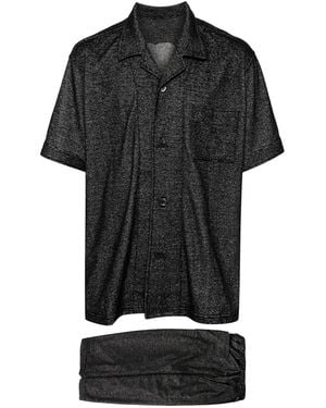 MASTERMIND WORLD Logo-Motif Loungewear Set - Black