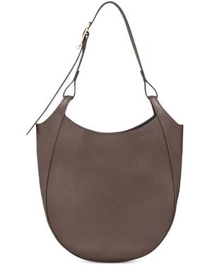 Longchamp Le Foulonné Hobo L Leather Shoulder Bag - Brown