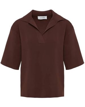Yves Salomon Knitted Top - Brown