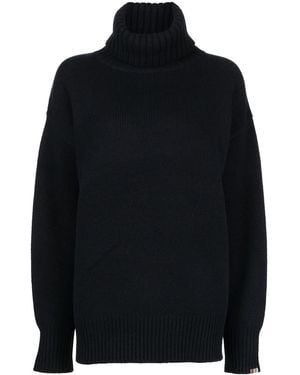 Extreme Cashmere Xtra Oversized Roll-Neck Jumper - Blue