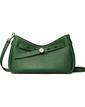 Tory Burch Borsa A Tracolla Romy Con Zip - Verde