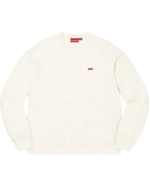 Supreme Box Crewneck Sweater - White