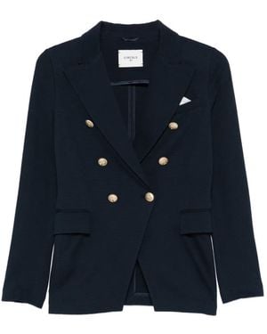 Circolo 1901 Blazer À Boutonnière Croisée - Blue