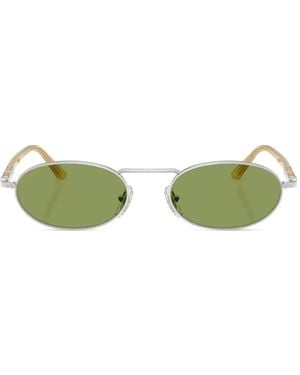 Persol Lunettes De Soleil À Monture Ovale - Vert