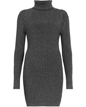 AllSaints Abito A Collo Alto - Grigio