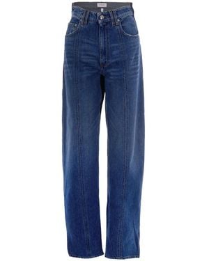 Sportmax Vaqueros Con Paneles - Azul