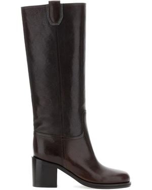 Brunello Cucinelli Kniehohe Stiefel - Schwarz