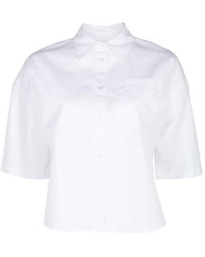 Citizens of Humanity Frances Cropped Shirt - White