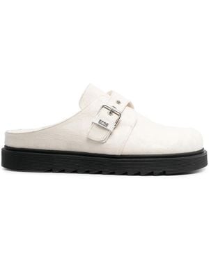Gcds Mules Mit Monogramm-Print - Weiß