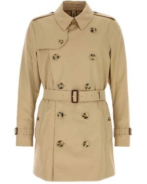 Burberry Gabardina Corta Kensington - Neutro