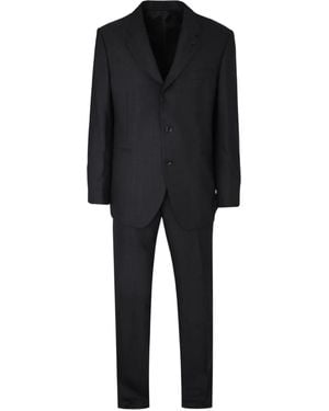 Lardini Single-Breasted Suit - Black