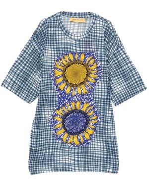 PENULTIMATE Plaid T-Shirt - Blue
