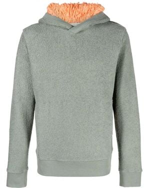 Craig Green Ruched Silk Lining Hoodie - Grey