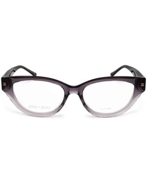 Jimmy Choo Cat-Eye Frame Glasses - Gray