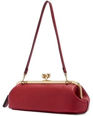 COACH Kisslock Frame Bag 30 - Red