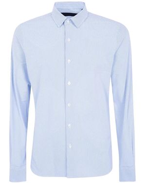 Rrd Vertical-Stripe Shirt - Blue