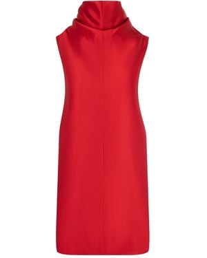 KHAITE Daria Sleeveless Mini Dress - Red
