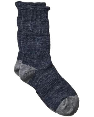 yahae Ploot Chunky-Knit Socks - Blue
