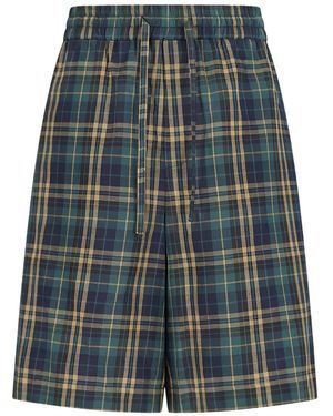 DARKPARK Brad Japanese-Check Shorts - Grey