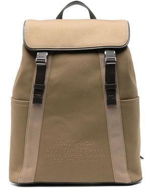 Paul Smith Zaino Con Tasche - Marrone
