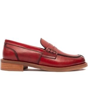 SOMMET Klassische Penny-Loafer - Rot