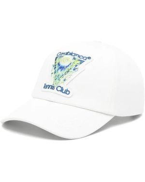 CASABLANCA Tennis Club Baseball Cap - White