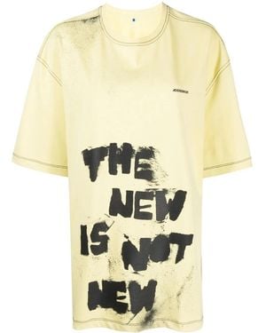 Adererror Tnnn Logo-Print T-Shirt - Metallic