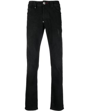 Philipp Plein Straight-Leg Jeans - Black
