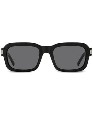 MCM Lunettes De Soleil Mw0030 À Monture Rectangulaire - Noir