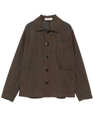 Circolo 1901 Corduroy Button-Up Jacket - Brown
