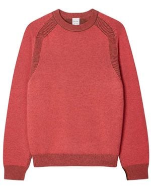 Paul Smith Flecked Raglan-Sleeve Jumper - Red